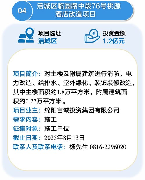 綿陽發(fā)布一批投資項目機會清單，助力投資信息咨詢